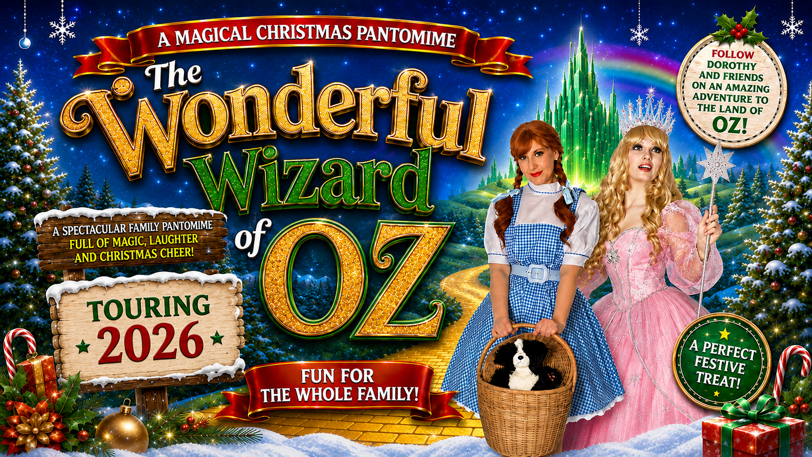 wizard of oz touring panto 2026
